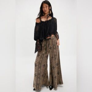 NWT Free People Dahlia Wide-Leg Pants size 6
